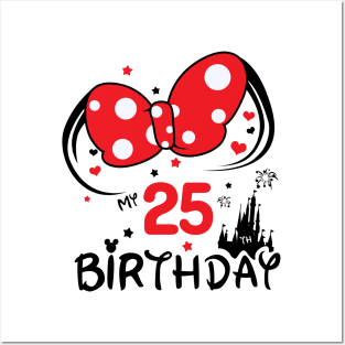 25th birthday Posters and Art